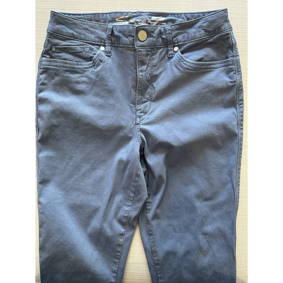 Seven7 Women’s High Rise Skinny Crop Blue Denim Jeans Sz 10 - Picture 1 of 6